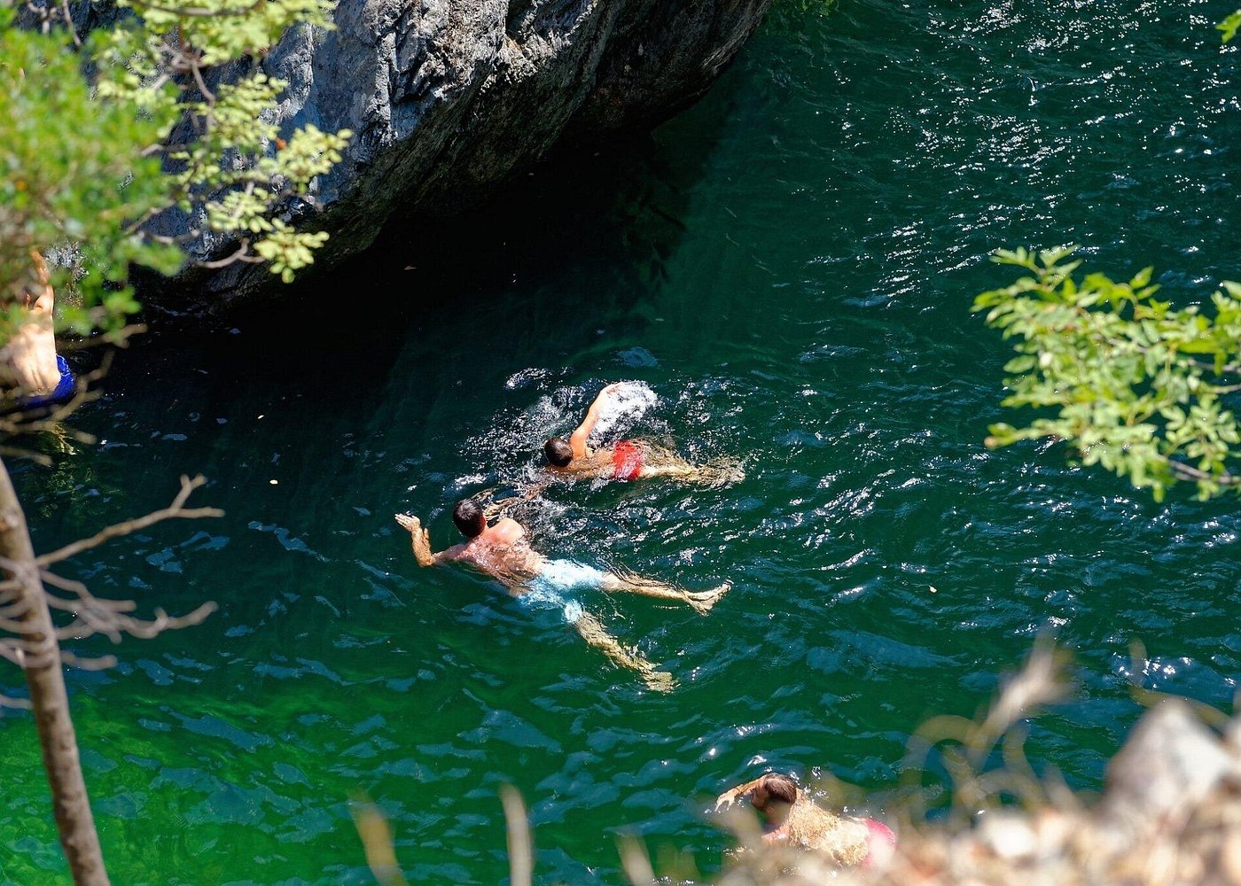 Beginner surf lesson at the camp